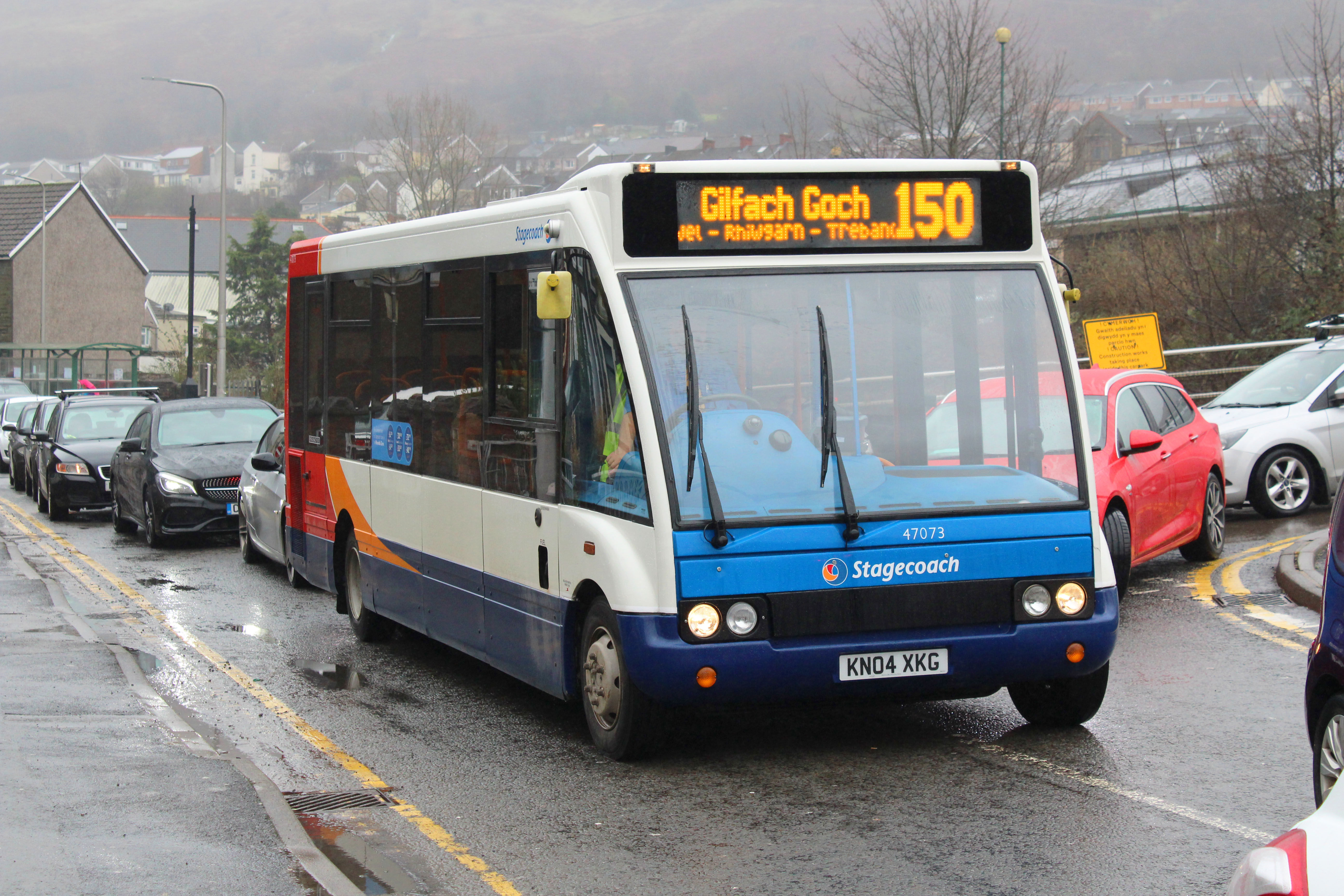 Picture of a bus on a road
