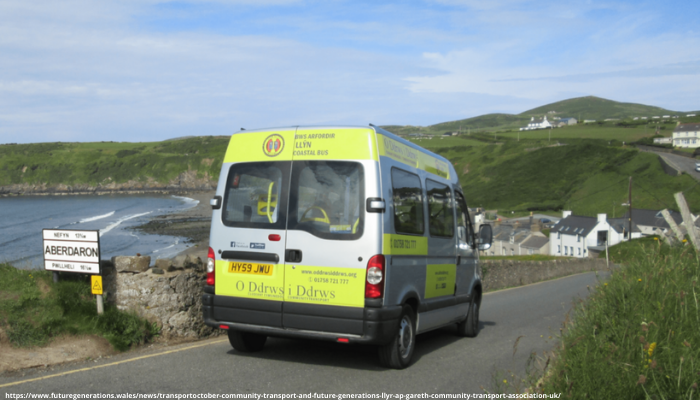 Picture of a community transport bus