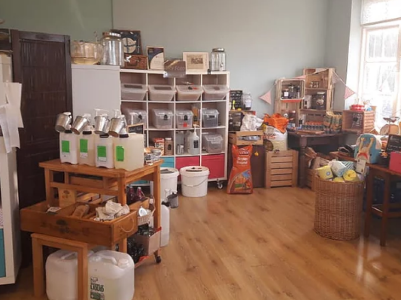 Inside a zero waste shop