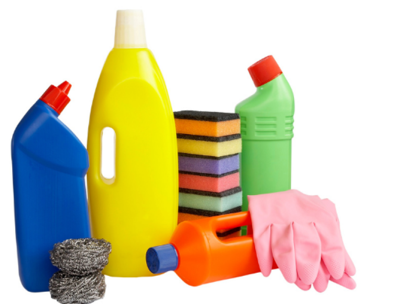 Picture of cleaning products
