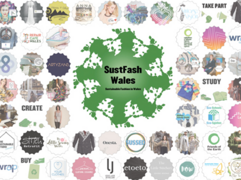 Sustainable Fashion Wales graphic