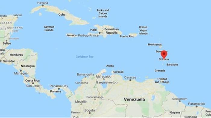 Map of Caribbean