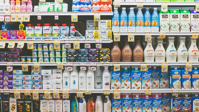 Picture of supermarket shelf